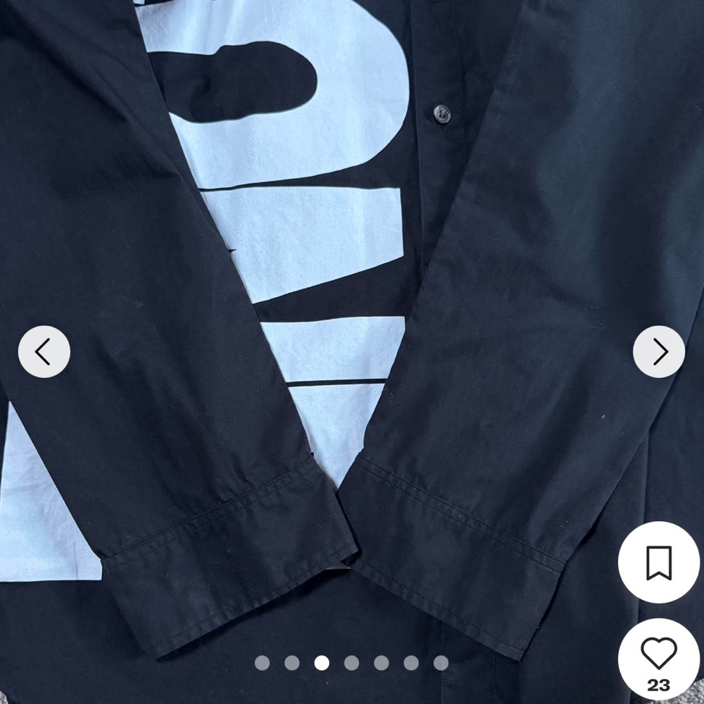 Preowned Vlone Original  Famous A$AP Rocky Raper  Designed  Dress Button Up . - Picture 4 of 13